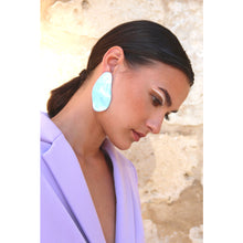 Load image into Gallery viewer, Blue wave earrings
