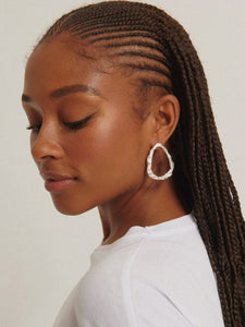 Melt drop earrings