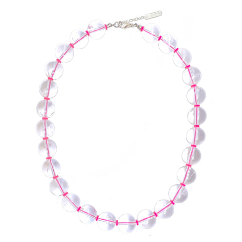 Quartz bubble necklace