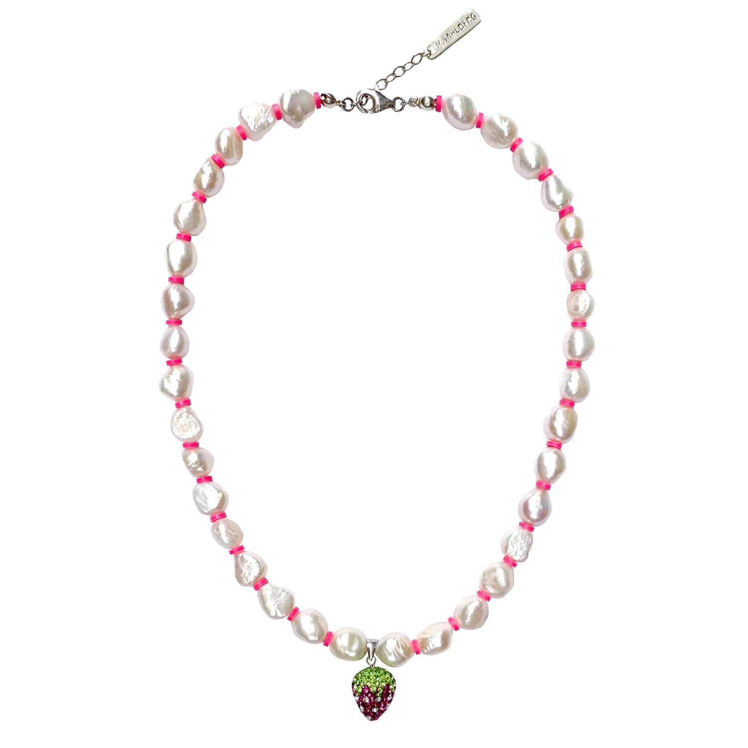 Strawberry pearl necklace – Studio Mia Sahlberg