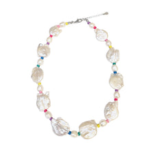 Load image into Gallery viewer, Pastel circus pearl necklace