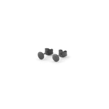 Load image into Gallery viewer, Round tiny ear studs, dark oxidized