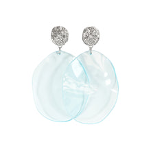 Load image into Gallery viewer, Turquoise reflection earrings
