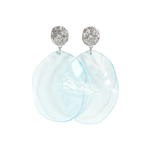Turquoise reflection earrings